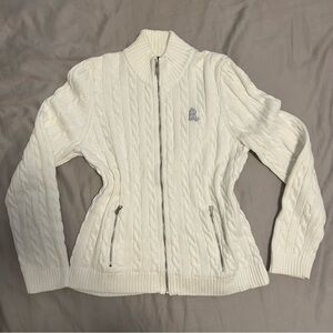 Ralph Lauren Cream Cable Knit Sweater